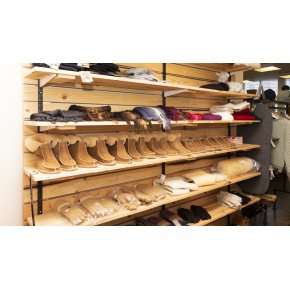 Dejlige uldhandsker, uldhuer og uld hjemmesko