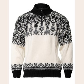 Br�tens pullover hvid 100% uld