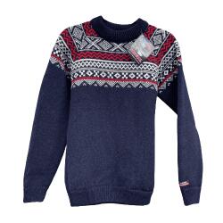 Navy m/mnster 100% uld