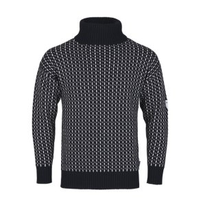 Br�tens turtleneck sweater navy 100% uld