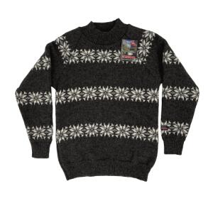 Islandsk tynd strik Koks 100% uld