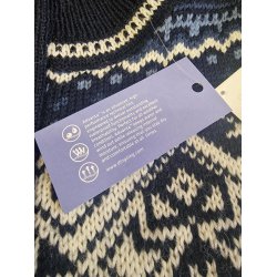 Windbreaker i uld Cardigan Bl