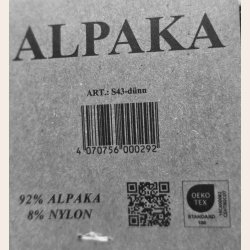 Kn�lange sokker i 92 % Alpakauld - Gr�