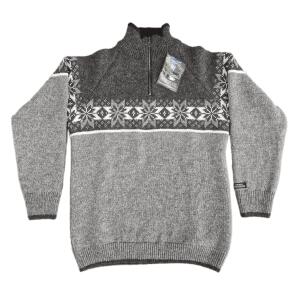 Norsk trje gr/koks 100% uld Raglanrmer