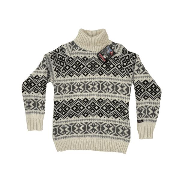 Islandsk sweater 100% uld- TILBUD str M