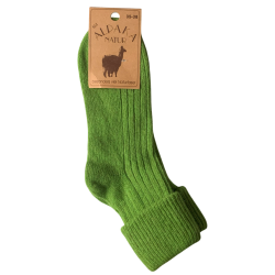 Farverige Alpakasokker i mindst  95 % uld Grn
