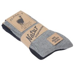 92% Alpakauld Sort &amp; Gr str 35-50