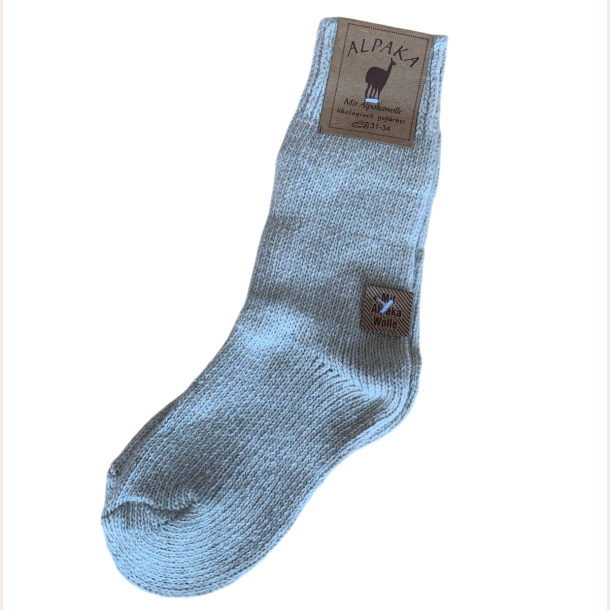 B�rne alpakasokker Latte 92% uld