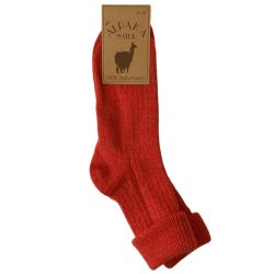 Farverige Alpakasokker i mindst 95 % uld orange