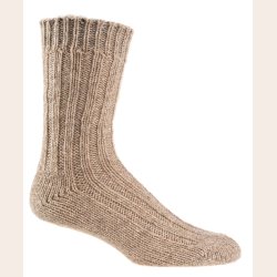 Alpakasokker tyk 100% Uld Beige