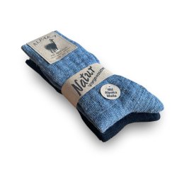 Uldsokker med Alpaka 88% uld Jeans &amp; Mrkebl str 35-50