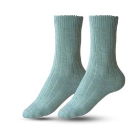 ULDSOKKER ANGORA 75% ULD med angora - 2 PAR Grn &amp; Bl - str 35-50