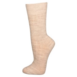 75% ULD med Angora -  2 par Hvid &amp; Beige - str 35-50