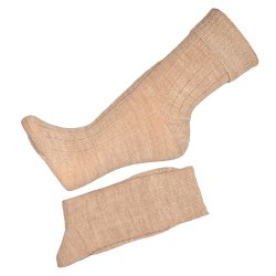 75 % uld med Angora - 2 par Brun &amp; Beige - str 35-50