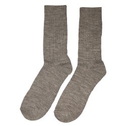 Uldsokker Angora 75% uld 2 par Gr/Koks