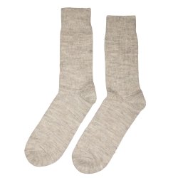 Uldsokker Angora 75% uld 2 par Gr/Koks