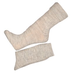 Uldsokker Angora 75% uld 2 par Gr/Koks