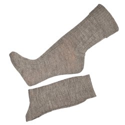 Uldsokker Angora 75% uld 2 par Gr/Koks