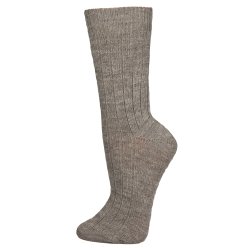 Uldsokker Angora 75% uld 2 par Gr/Koks