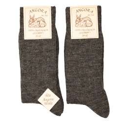 75% ULD med Angora - 2 PAR Koks &amp; Koks - str 35-50