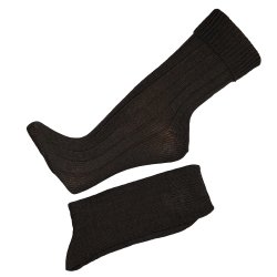 75 % uld med Angora -2 par i sort - str 35-50