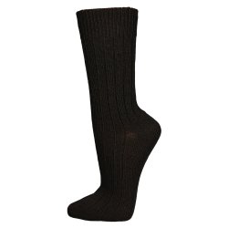 75 % uld med Angora -2 par i sort - str 35-50