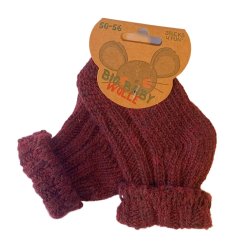 Baby Uldsokker Bordeaux