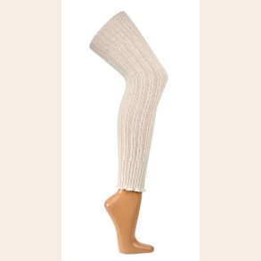 Lange benvarmere med Alpakauld Hvid