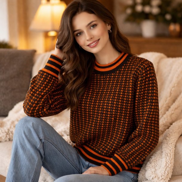 Uldtr�je Orange 100% uld