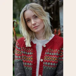 Cardigan i 100 % Uld