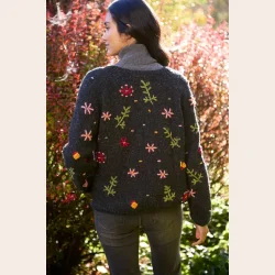 Cardigan i 100 % Uld