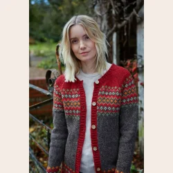 Cardigan i 100 % Uld