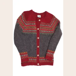 Cardigan i 100 % Uld