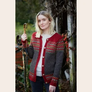 Cardigan i 100 % Uld