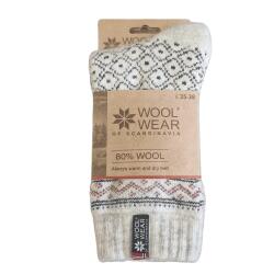 Uldsokker Elgmotiv 80% uld