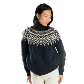 Fuza Wool Sweater Navy 100% merinould