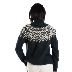 Fuza Wool Sweater Navy 100% merinould