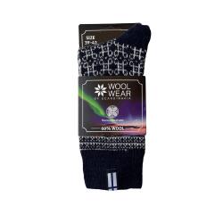 Uldsokker Finsk flag 60% uld