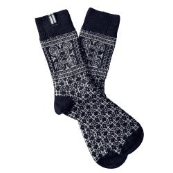 Uldsokker Finsk flag 60% uld