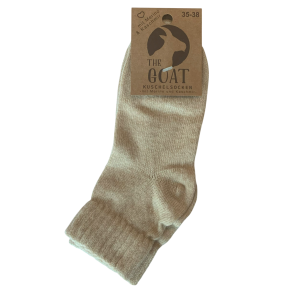 Footies med Merino og Kashmir Beige