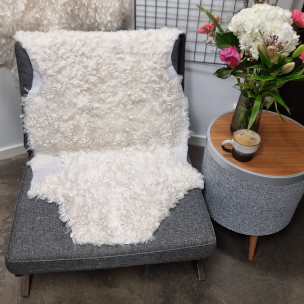 leicester Lammeskind lyst kr�llet vaskbar - 8410