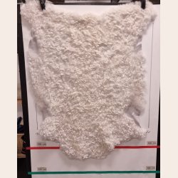 Gottlandsk Lammeskind lyst kr�llet vaskbar - 8411