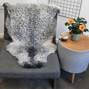 Gottlandsk Lammeskind grt krllet vaskbar - 8005