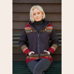 Httejakke med lynlslommer og foer