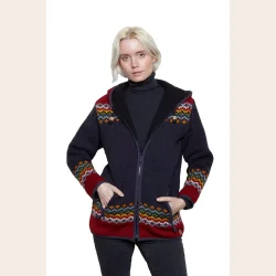 Httejakke med lynlslommer og foer