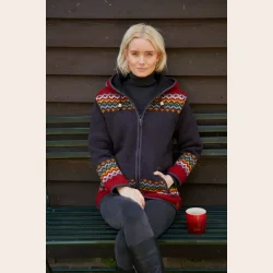 Httejakke med lynlslommer og foer