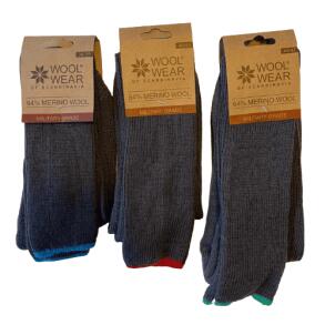 Knlang Blgr strmper  med 64% Merinould