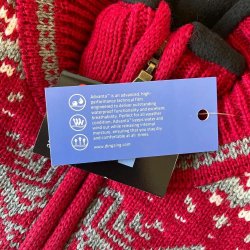 Windbreaker i uld Cardigan rd