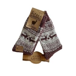 Tykke uldsokker med Alpaka og merino 2 par