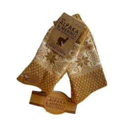 Tykke uldsokker med Alpaka og merino 2 par